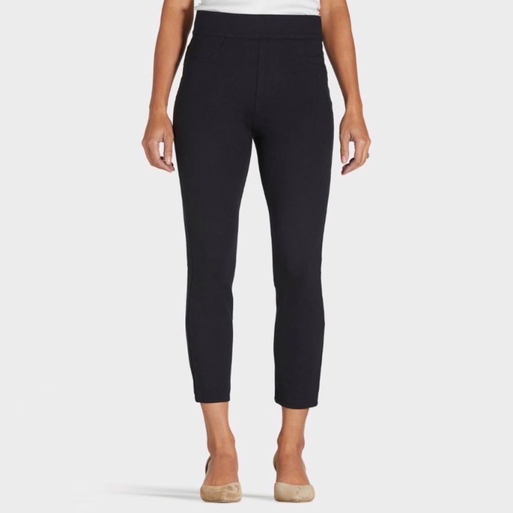 Spanx The Perfect Pant Ankle Crop Black size Medium Petite MP